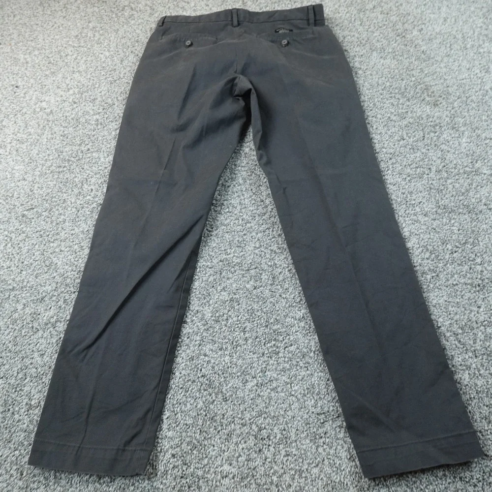 Banana Republic Pants Mens 32X32 Gray Chino Trouser Straight Stretch Flat Front
